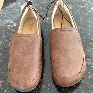Women's Brown Slip-On Loafers